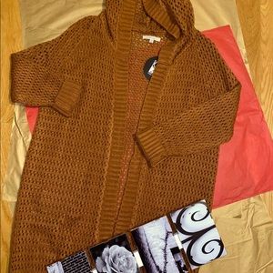 ❤️NWT HOODED KNIT CARDIGAN❤️
